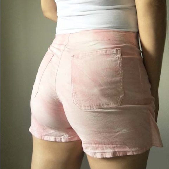PACIFIC TRAIL Pink Acid Wash Skorts - Picture 5 of 11